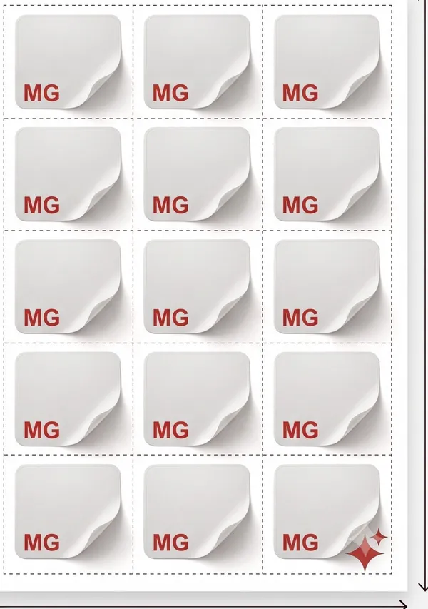 Magnesium — sheet of patches